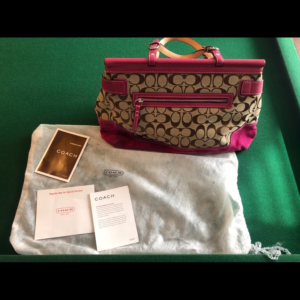 Coach Signature Collection Handbag - Picture 3 of 6